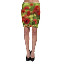 Poppy Vi Bodycon Skirt by colorfulartwork