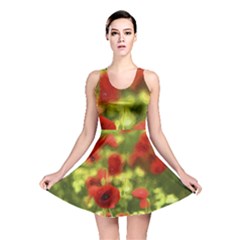 Poppy Vi Reversible Skater Dress by colorfulartwork