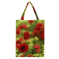 Poppy Vi Classic Tote Bag by colorfulartwork