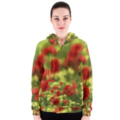 Poppy Vi Women s Zipper Hoodie