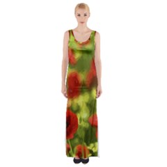 Poppy Vi Maxi Thigh Split Dress