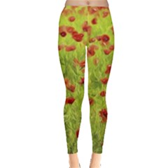 Poppy Viii Leggings  by colorfulartwork