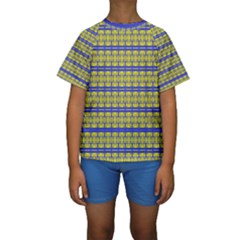 No Vaccine Kid s Short Sleeve Swimwear