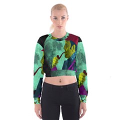 Sherlock Holmes Women s Cropped Sweatshirt