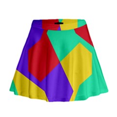 Colorful Misc Shapes                                                    Mini Flare Skirt