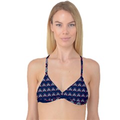 Hearts Pattern                                                      Reversible Tri Bikini Top by LalyLauraFLM