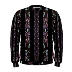 Oriental Floral Stripes Men s Sweatshirt