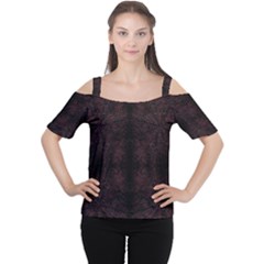 Spotted Women s Cutout Shoulder Tee