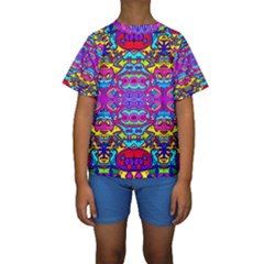 Donovan Kid s Short Sleeve Swimwear