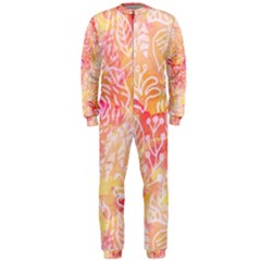 Sunny Floral Watercolor Onepiece Jumpsuit (men)  by KirstenStar