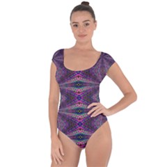 Time Space Short Sleeve Leotard (ladies)