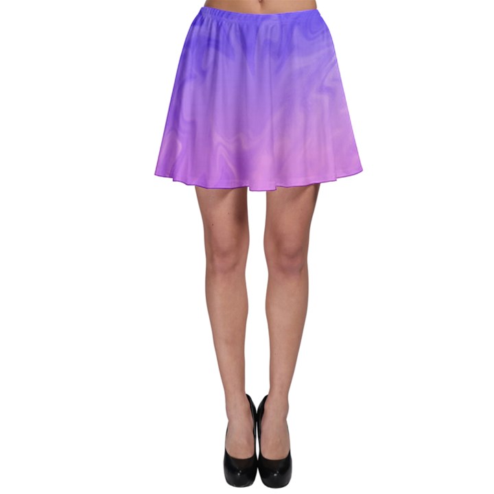 Ombre Purple Pink Skater Skirt