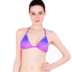 Ombre Purple Pink Bikini Top