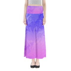 Ombre Purple Pink Maxi Skirts