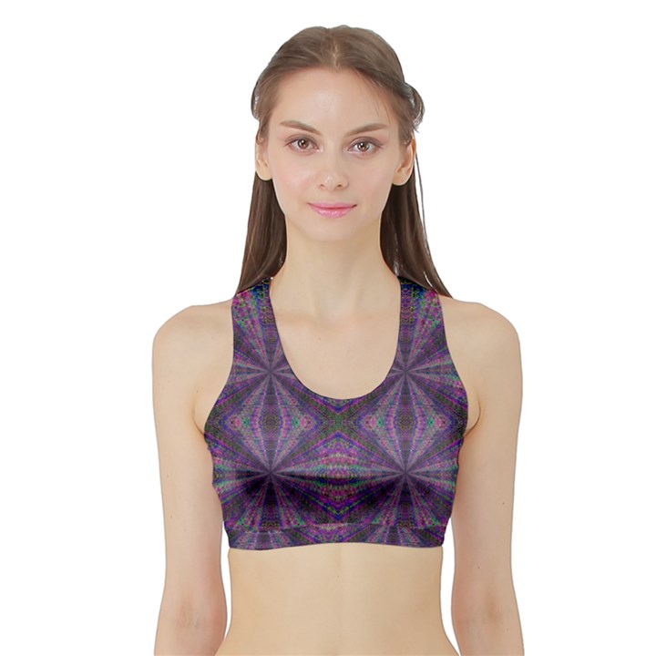 LEARN TRUTH Women s Sports Bra with Border