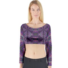 Con Cern Long Sleeve Crop Top