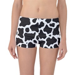 Cow Pattern Boyleg Bikini Bottoms