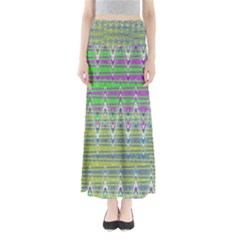 Colorful Zigzag Pattern Maxi Skirts