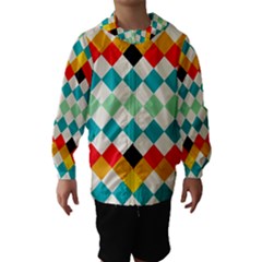 Rhombus Pattern                                                              Hooded Wind Breaker (kids)