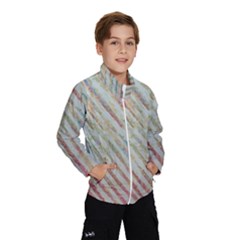 Diagonal Stripes Painting                                                               Wind Breaker (kids)