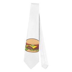 Cheeseburger Neckties (one Side) 