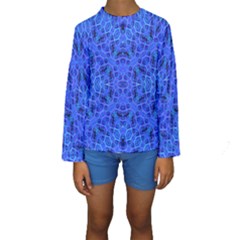 Water On Kid s Long Sleeve Swimwear