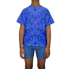 Water On Kid s Short Sleeve Swimwear