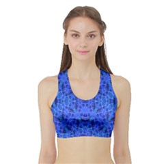 Water On Women s Sports Bra With Border