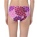 Rose Quartz Flowers Mid-Waist Bikini Bottoms View2