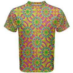 Modern Colorful Geometric Men s Cotton Tee