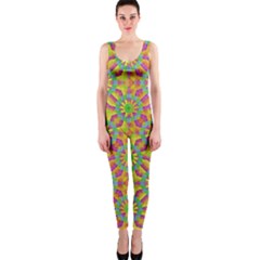 Modern Colorful Geometric Onepiece Catsuit