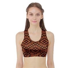 Fire N Flame Women s Sports Bra With Border