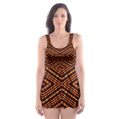 Fire N Flame Skater Dress Swimsuit