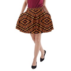 Fire N Flame A-line Pocket Skirt