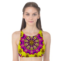 Celebrating Summer In Soul And Mind Mandala Style Tank Bikini Top by pepitasart