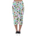 Colorful Dotted Abstract Midi Pencil Skirt View2