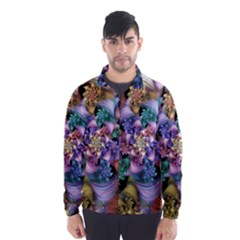 Bright Taffy Spiral Wind Breaker (men) by WolfepawFractals