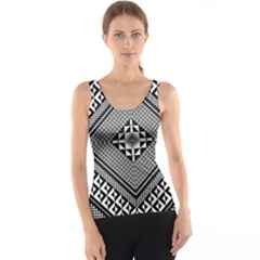 Geometric Pattern Vector Illustration Myxk9m   Tank Top by dsgbrand