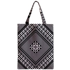 Geometric Pattern Vector Illustration Myxk9m   Zipper Classic Tote Bag