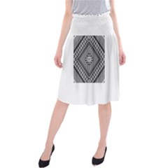 Geometric Pattern Vector Illustration Myxk9m   Midi Beach Skirt by dsgbrand