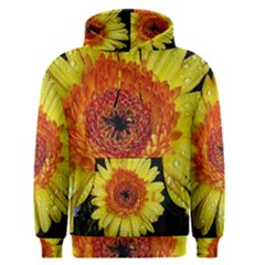 Yellow Flower Close Up Men s Pullover Hoodie by MichaelMoriartyPhotography