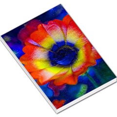 Tie Dye Flower Large Memo Pads by MichaelMoriartyPhotography