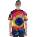 Tie Dye Flower Men s Sport Mesh Tee View2