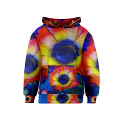 Tie Dye Flower Kids  Pullover Hoodie