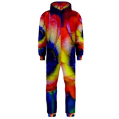 Tie Dye Flower Hooded Jumpsuit (men) 