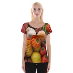 Heirloom Tomatoes Women s Cap Sleeve Top by MichaelMoriartyPhotography