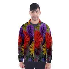 Colorful Flowers Wind Breaker (men)