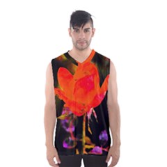 Red Beauty Men s Basketball Tank Top by MichaelMoriartyPhotography