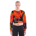 Red Beauty Women s Cropped Sweatshirt View1