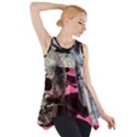 Skull and Bike Side Drop Tank Tunic View1